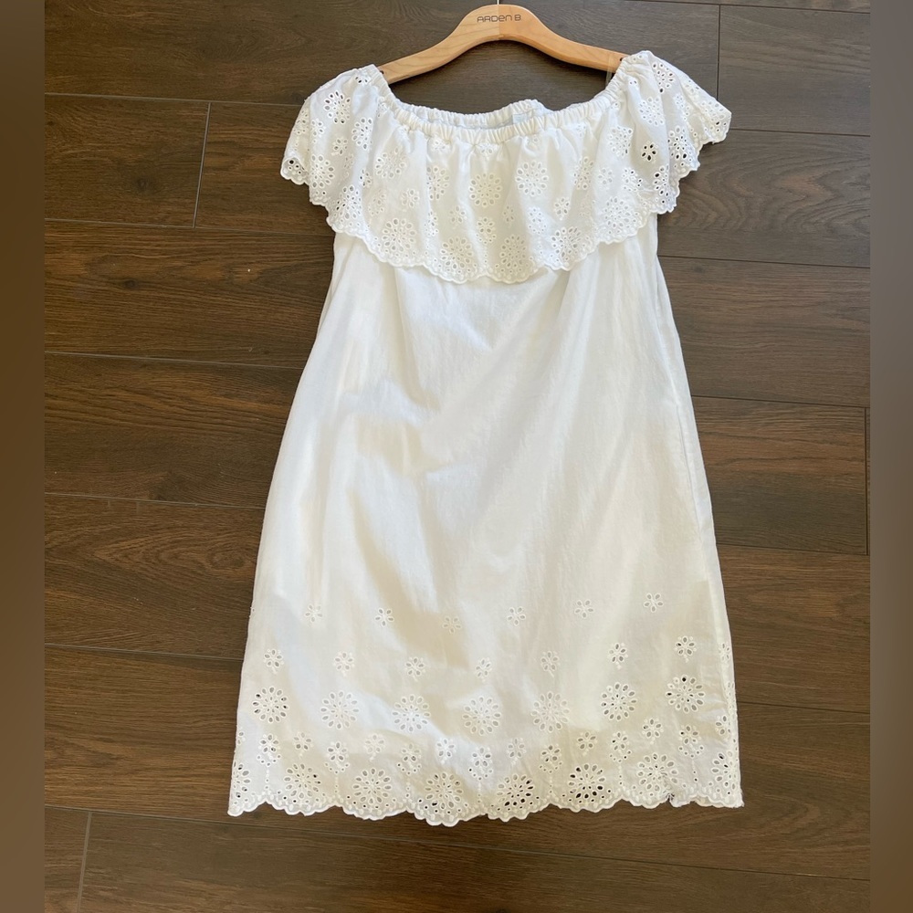New York and company off shoulder eyelet dress